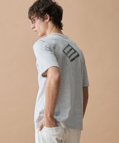 JOSEPH ABBOUD 【滑らかな肌触り】ダイヤロゴバックプリント Tシャツ