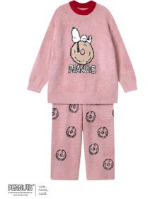 une nana cool 【スヌーピー】PEANUTS × une nana cool プルオーバー＆ロングパンツセット SNOOPY