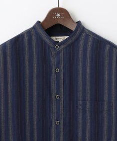 JOSEPH ABBOUD MOUNTAIN 【SPACE／UNISEX】JCヘリンボンワイドストライプ シャツ