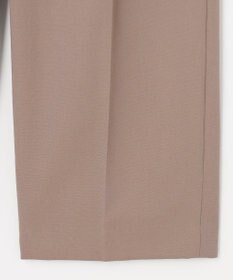 自由区 L 【洗える】コットンダブルクロスストレート パンツ