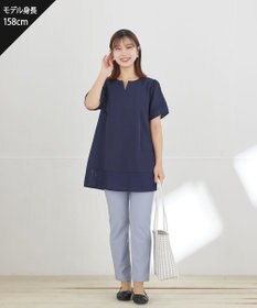 Tiaclasse 裾レース切替チュニック