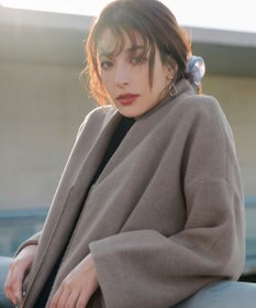 Tiaclasse モッサ風ダブルフェイスコート