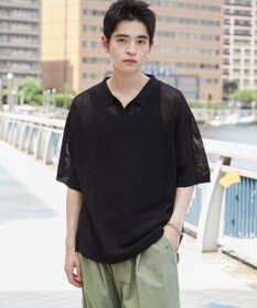 WEGO メッシュポロニットプルオーバー（S）