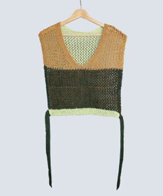 COQ STRATA 和紙ショート丈ベスト