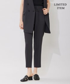 ICB 【WEB限定・洗える】BackSatinGeorgette ドロストパンツ