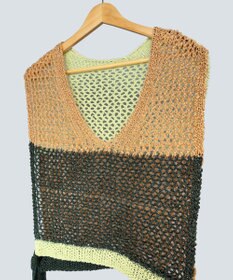 COQ STRATA 和紙ショート丈ベスト