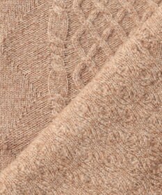 J.PRESS MEN ウール×カシミヤの上質素材【Cash Lamb's Wool】ハイネックケーブル カーディガン_25年モデル