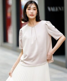 ANY SIS 【2WAY】サテン ブラウス