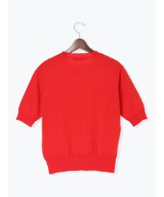 Te chichi 14G天竺ハーフスリーブニットプルオーバー