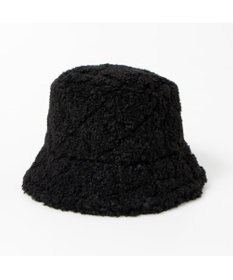 UNBILLION カシュネ cache nez / キルティングフェイクファーバケットハット