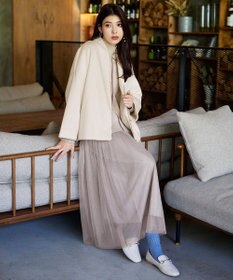 Tiaclasse モッサ風ダブルフェイスコート