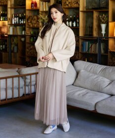 Tiaclasse モッサ風ダブルフェイスコート