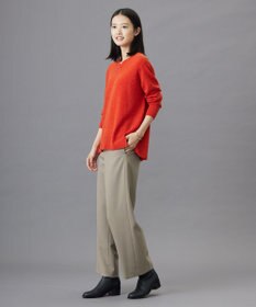 J.PRESS LADIES L 【洗える】CASHMERE BLEND Vネック プルオーバーニット