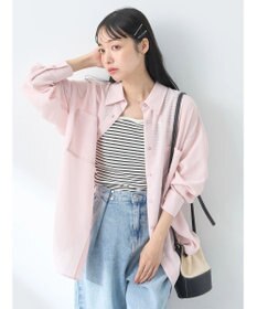 earth music&ecology ウ゛ィンテージボタンフロントポケットシャツ