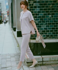 ANY SIS 【接触冷感・UVカット・吸水速乾】サラキレイ テーパード パンツ