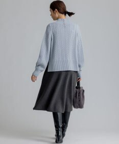 組曲 バルキーケーブル ニット