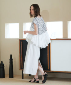 YECCA VECCA アシメペプラムカットソー