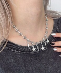 WEGO Lデザインチェーンモチーフネックレス