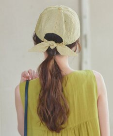 Tiaclasse 【安田美沙子さん/小倉優子さん着用】ジャガードリボンキャップ/リボンキャップ