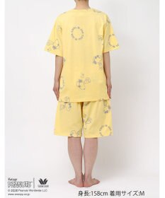 WACOAL PEANUTS パジャマ 5分袖 半袖 5分丈 オーガニックコットン100%(本体) レディース FDT169 /ワコール