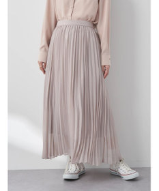 earth music&ecology すきな丈プリーツスカート