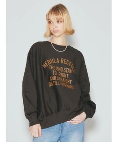 AMERICAN HOLIC ネップ裏毛ロゴスウェット