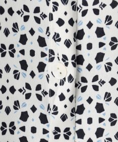 23区 S 【先行予約】カレイドスコーププリント バンドカラー ブラウス