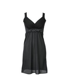 BRADELIS New York 【BRADELIS NewYork peace】綿混キャッチャーカップレースブラスリップ ボディラインをカバーする補整スリップ