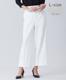BEIGE， 【L-size】LUIZA / ワイドパンツ