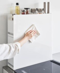 隠せる調味料ラック タワー 2段 ホワイト / tower