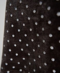 YECCA VECCA グリッタードットベロアオーバーキャミ