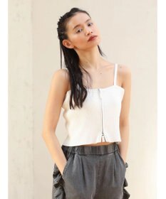 Green Parks ■ＥＳＣＡＲ　２ｗａｙ　ｗーｚｉｐ　ニットキャミ