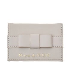 Maison de FLEUR オペラリボンカードケース