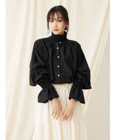 CRAFT STANDARD BOUTIQUE スカラレース袖ブラウス