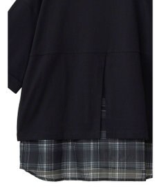 Green Parks ５分袖裾シアードッキングチュニック