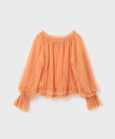 GRACE CONTINENTAL チュールプリーツトップ