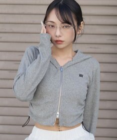 WEGO リブジップパーカー