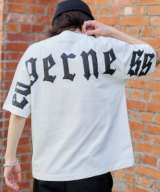 WEGO 【ユニセックス着用ITEM/MLサイズ展開】アクセ付きストレートライングラフィックT（SS）