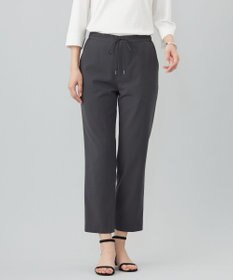 J.PRESS LADIES 【洗える】PLAIN WEAVE トロ  テーパード パンツ