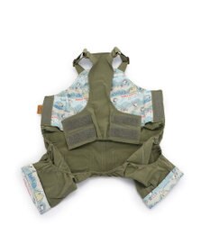 PET PARADISE スヌーピー ビーグルスカウト オーバーオール 《キャンプ柄》 中型犬