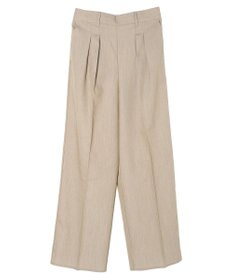 Green Parks パイピングサイドラインワイドパンツ