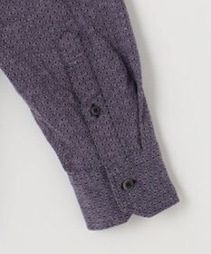 JOSEPH ABBOUD 【洗える】ドットジャガード ジャージー シャツ