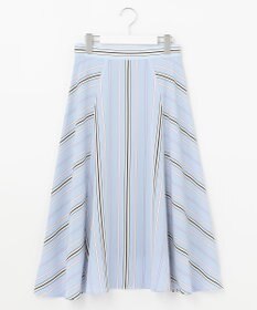 自由区 L 【WEB限定】ランダムストライプ セットアップワンピース