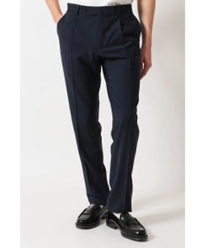 DAKS ウールブレンドストレッチテーパードスラックス