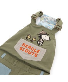 PET PARADISE スヌーピー ビーグルスカウト オーバーオール 《キャンプ柄》 中型犬