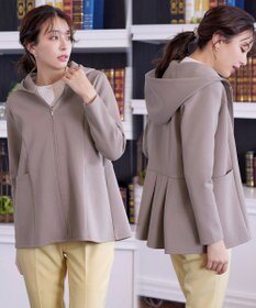 Tiaclasse L 【洗える】ソフトダンボールバックフレアフーディー