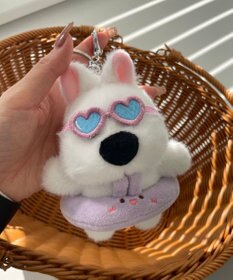 WEGO バカンスわんこぬいぐるみキーホルダー