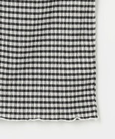 ANY KIDS シアー ギンガム 七分袖 Tシャツ