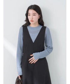 earth music&ecology シアーリブニットプルオーバー