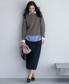 ANY SIS S CICA加工 ニット タイト スカート